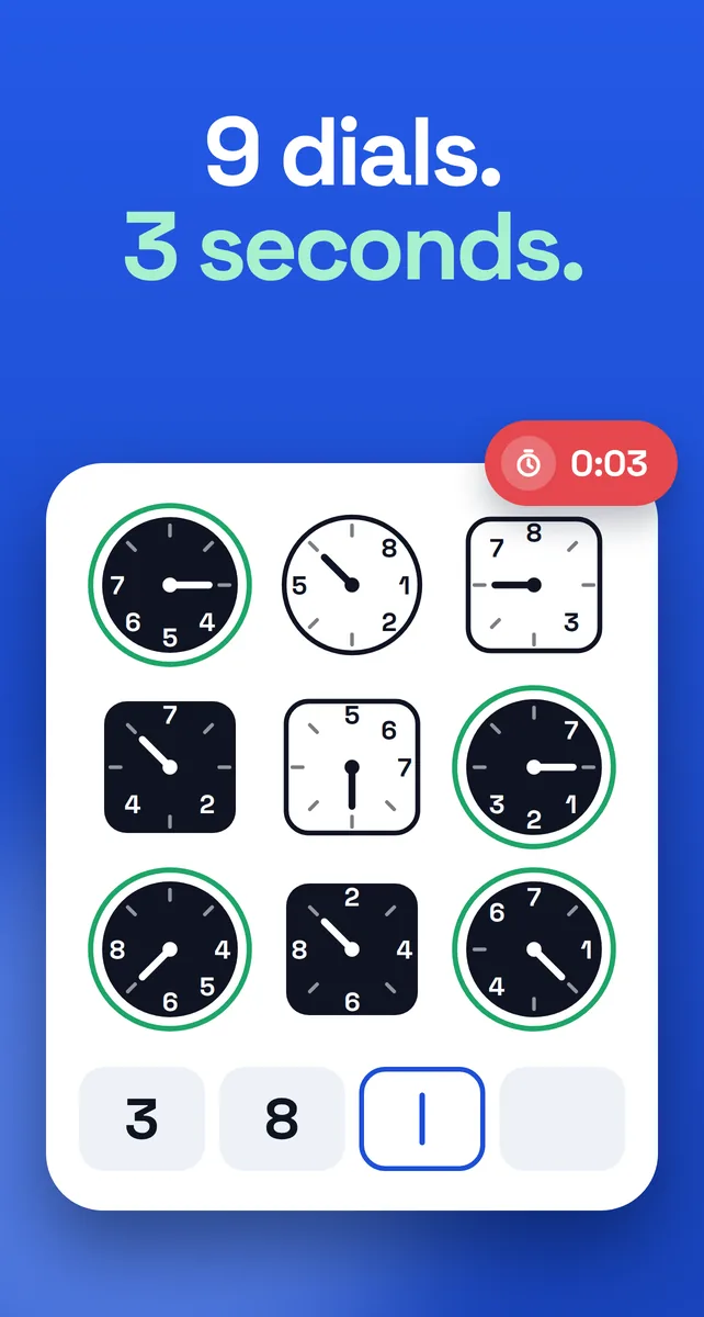 Reading instruments: nine dials in three seconds